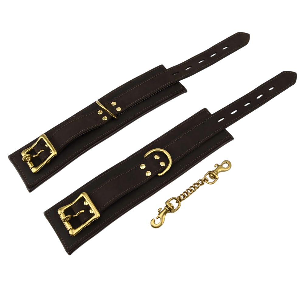 BOUND Nubuck Leather Wrist Restraints 6 BOUND Nubuck Leather Wrist Restraints - Image 6