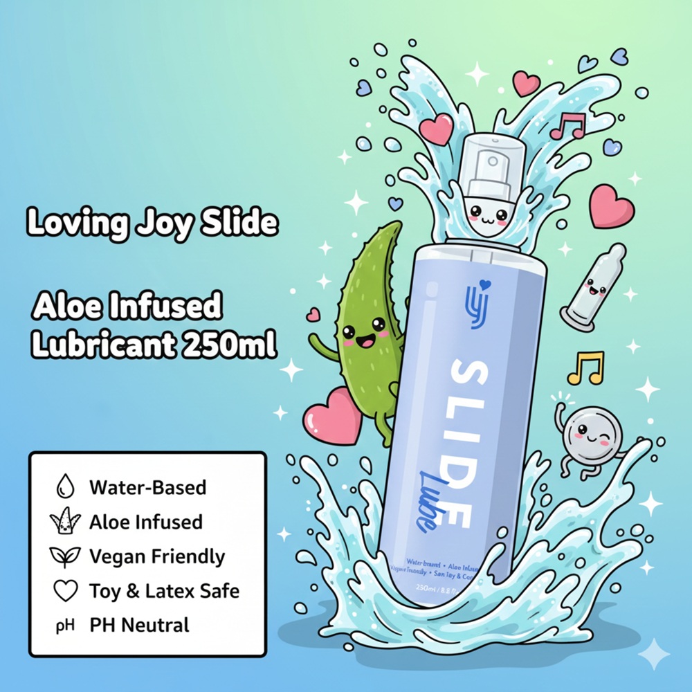 Loving Joy Slide Water-Based Lubricant 250ml 8 Loving Joy Slide Water-Based Lubricant 250ml - Image 8