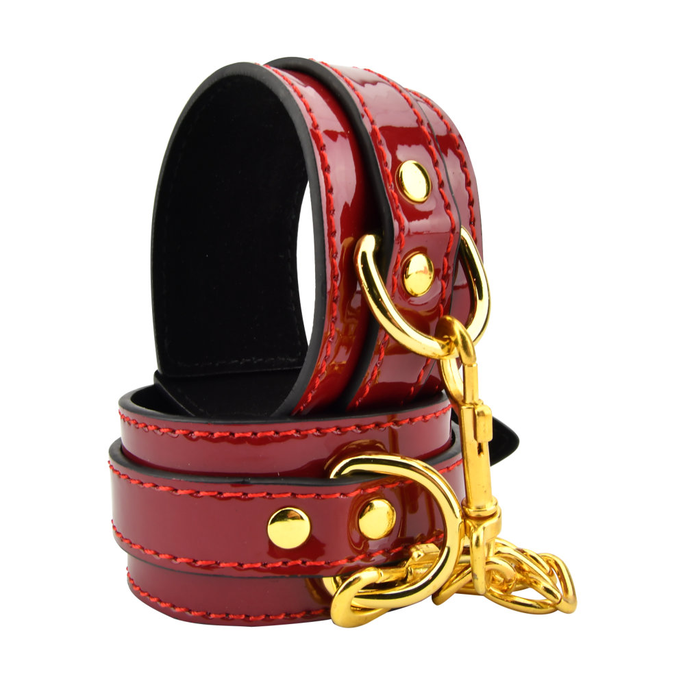 Bound to Please Red Wrist Cuffs 1 Bound to Please Red Wrist Cuffs