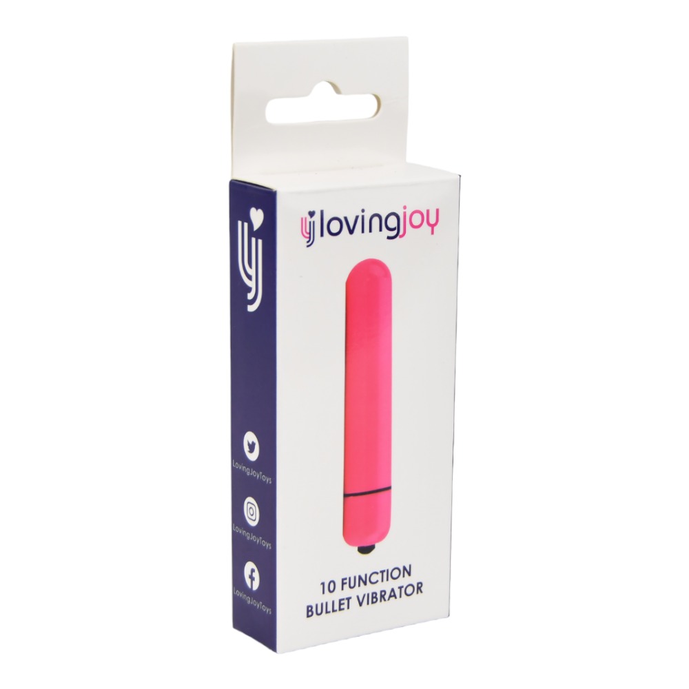 Loving Joy 10 Function Pink Bullet Vibrator 5 Loving Joy 10 Function Pink Bullet Vibrator - Image 5
