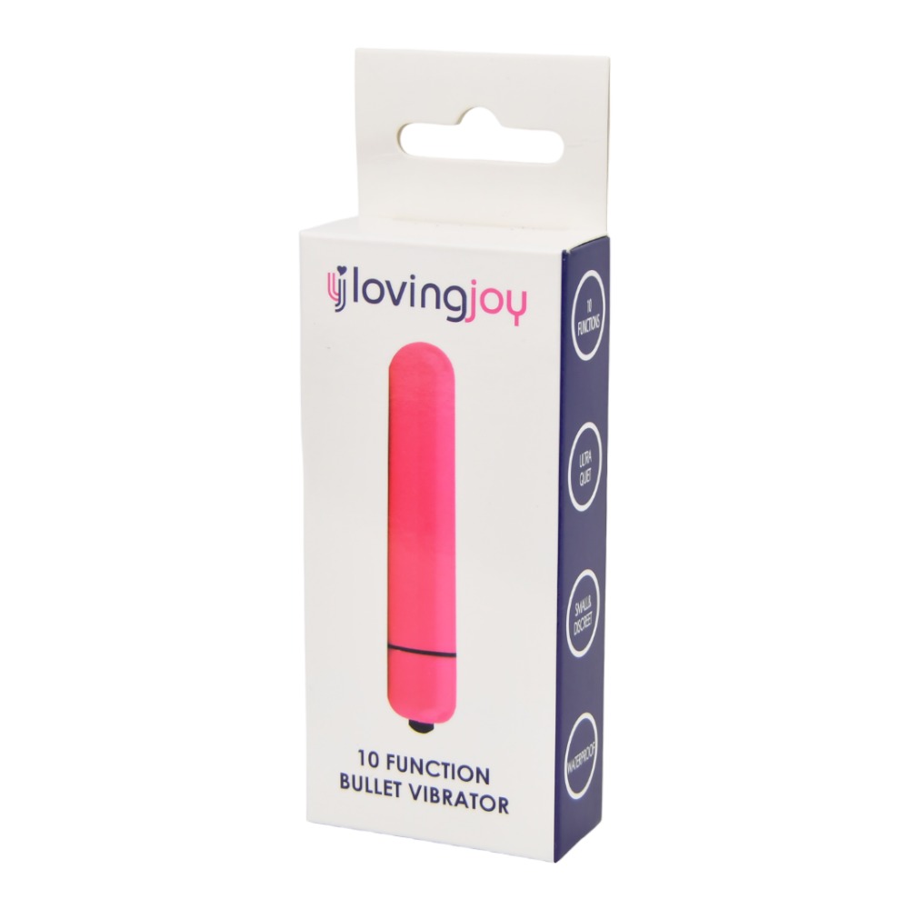 Loving Joy 10 Function Pink Bullet Vibrator 6 Loving Joy 10 Function Pink Bullet Vibrator - Image 6
