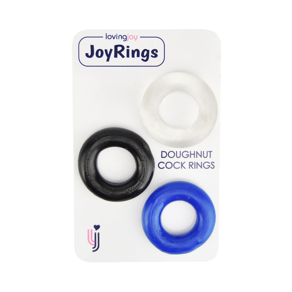 JoyRings Doughnut Cock Rings (3 Pack) 3 JoyRings Doughnut Cock Rings (3 Pack) - Image 3