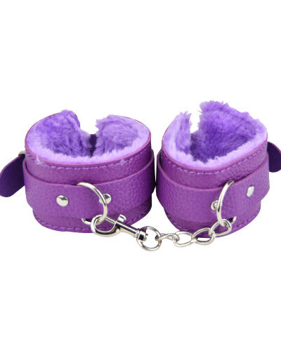 N11589 loving joy beginners bondage kit purple 8 piece wrist cuffs 1