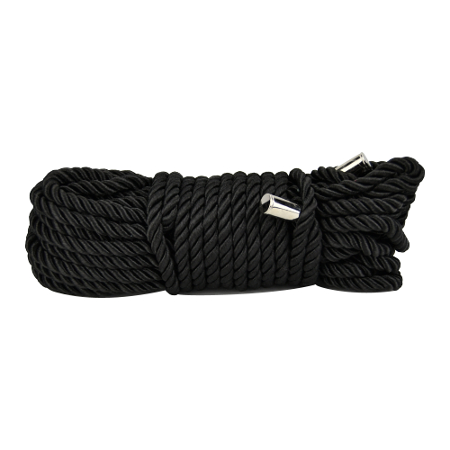 Bound to Please Silky Bondage Rope 10m Black 2 Bound to Please Silky Bondage Rope 10m Black - Image 2
