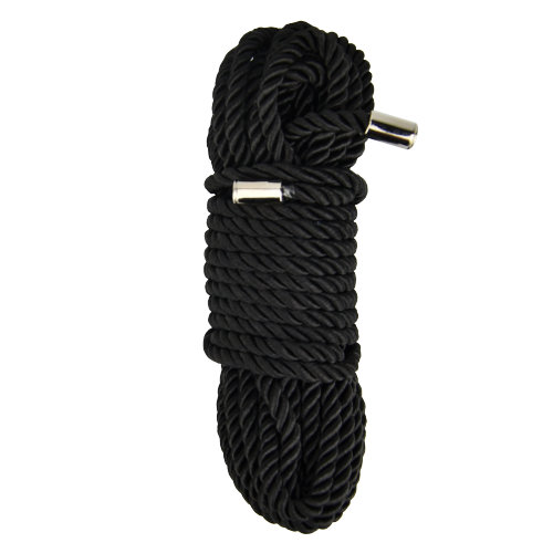 Bound to Please Silky Bondage Rope 10m Black 1 Bound to Please Silky Bondage Rope 10m Black