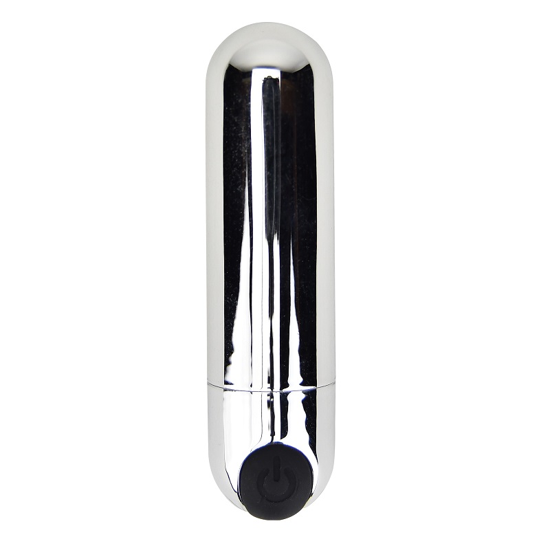 Loving Joy 10 Function Rechargeable Bullet Vibrator Silver 1 Loving Joy 10 Function Rechargeable Bullet Vibrator Silver