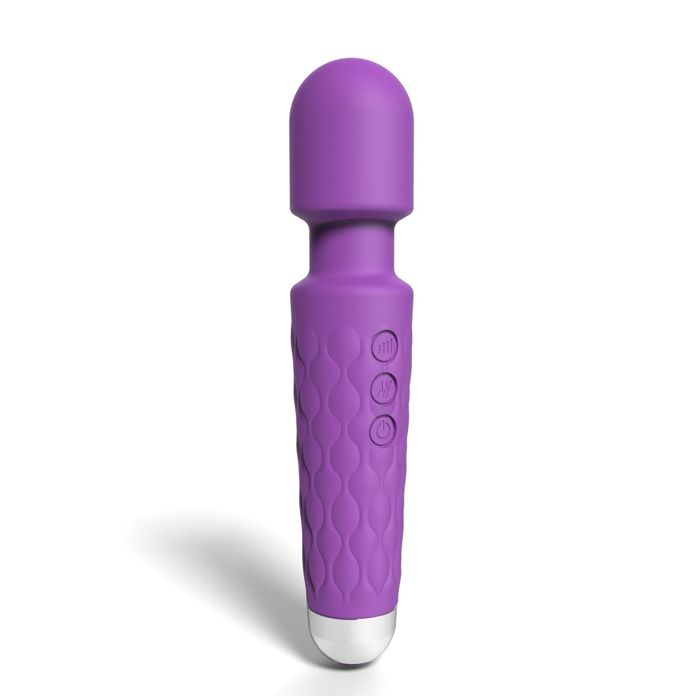 Loving Joy 20 Function Wand Vibrator Purple 3 Loving Joy 20 Function Wand Vibrator Purple - Image 3