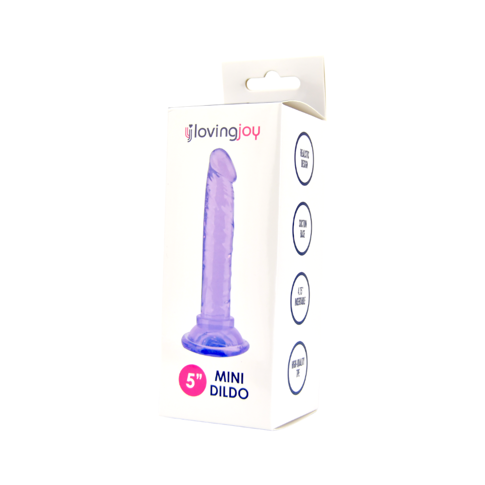 Loving Joy 5 Inch Beginners Dildo Purple 7 Loving Joy 5 Inch Beginners Dildo Purple - Image 7