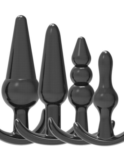 N12173 loving joy butt plug training kit black 1 2 1