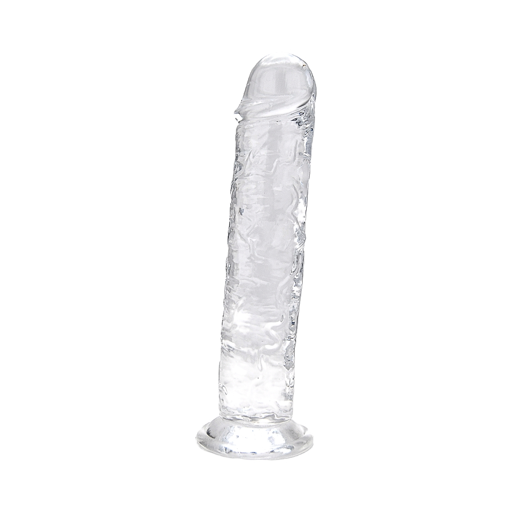 Loving Joy 7.5 Inch Suction Cup Dildo Clear 4 Loving Joy 7.5 Inch Suction Cup Dildo Clear - Image 4