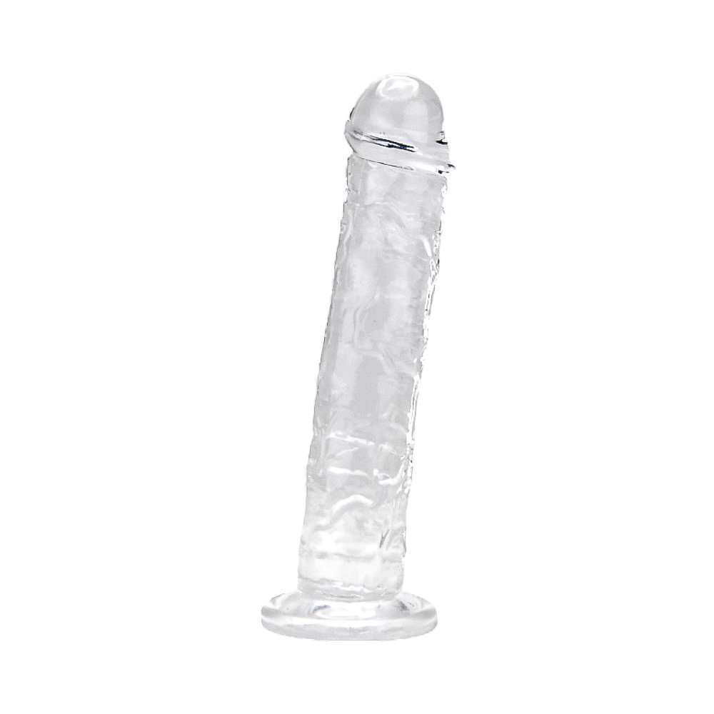 Loving Joy 8.5 Inch Suction Cup Dildo Clear 3 Loving Joy 8.5 Inch Suction Cup Dildo Clear - Image 3