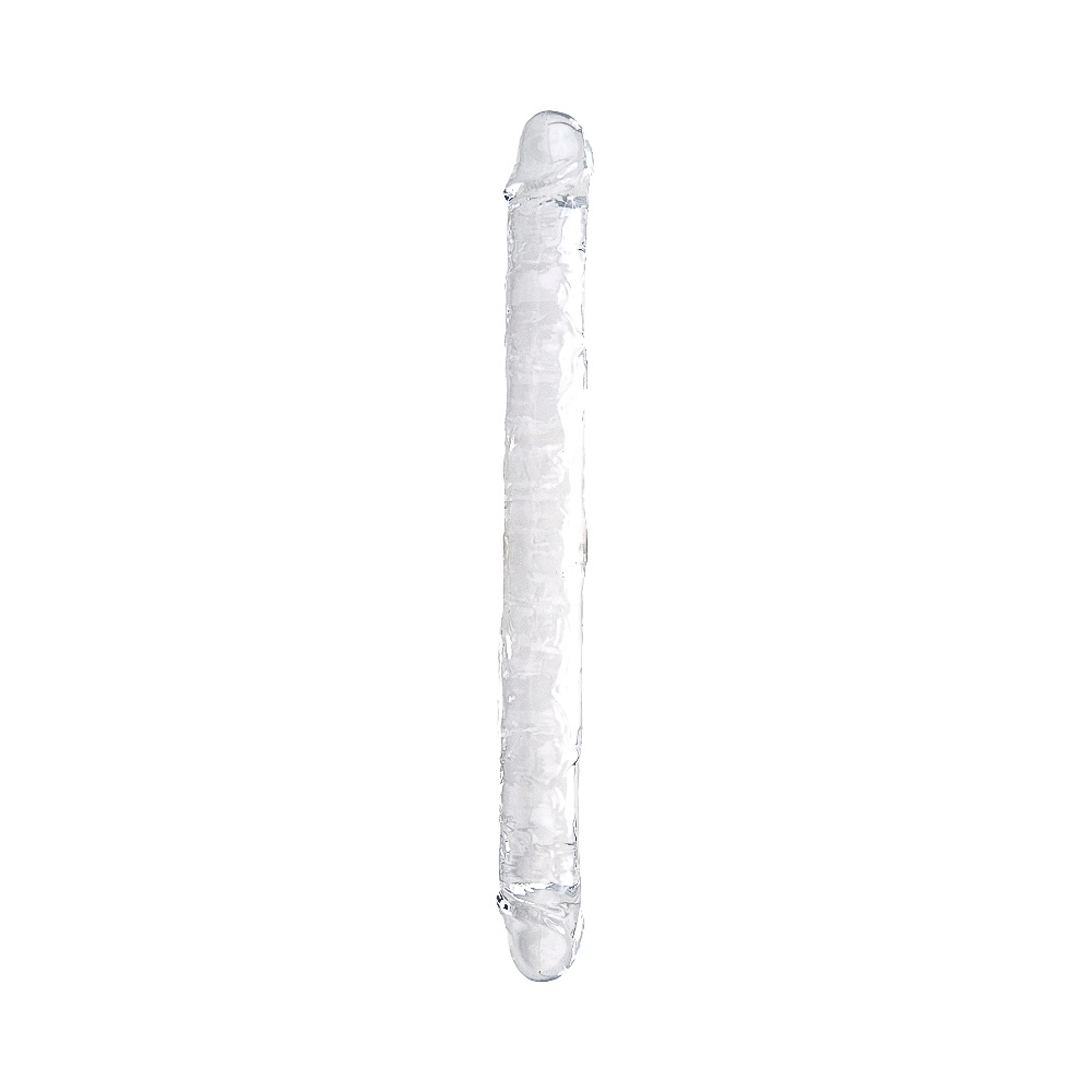 Loving Joy 18 Inch Double Ended Dildo Clear 1 Loving Joy 18 Inch Double Ended Dildo Clear