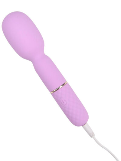 N12249 Nauti Petites 10 Speed Wand Vibrator Cable Charge 1