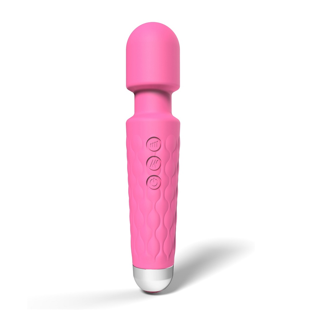 Loving Joy 20 Function Wand Vibrator Pink 3 Loving Joy 20 Function Wand Vibrator Pink - Image 3