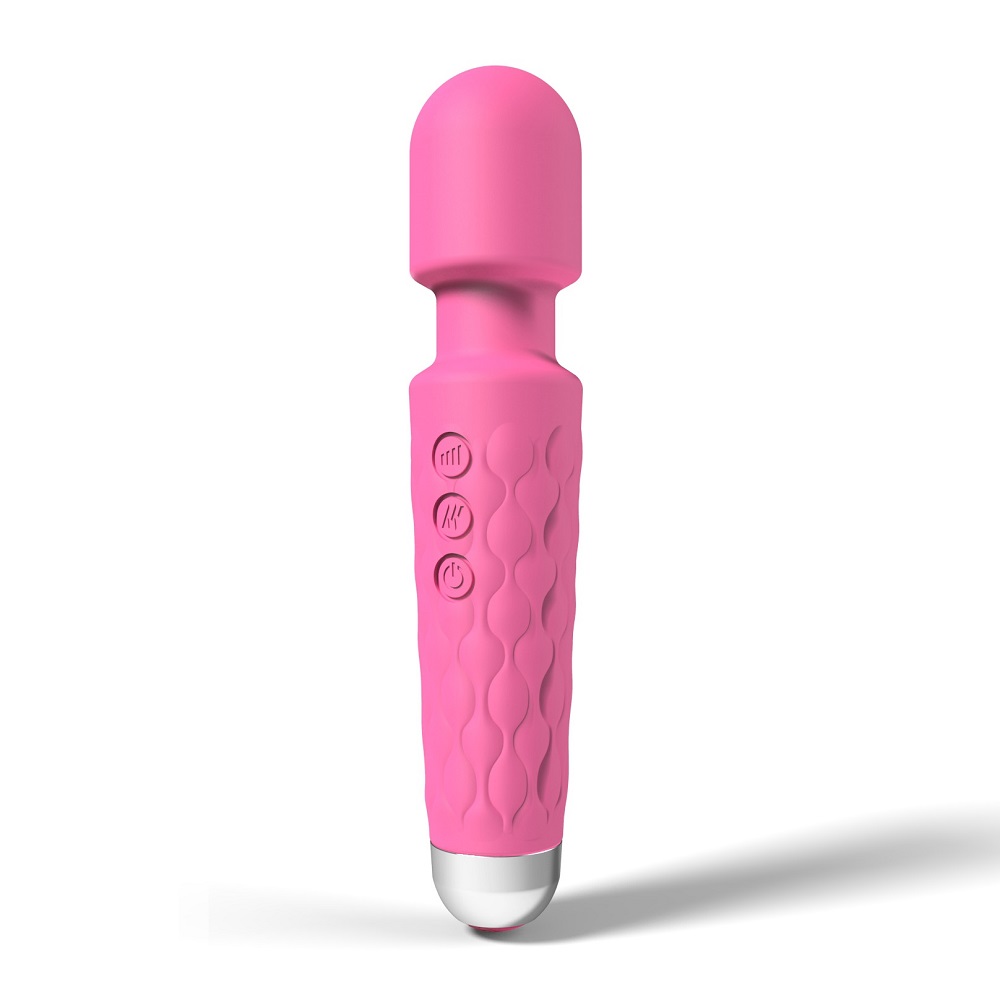 Loving Joy 20 Function Wand Vibrator Pink 2 Loving Joy 20 Function Wand Vibrator Pink - Image 2