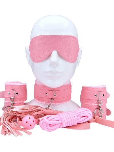 Bound to Play Beginner's Bondage Kit Pink (8 Piece)