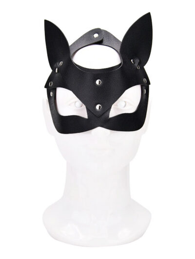 Bound to Play Kitty Cat Face Mask Black