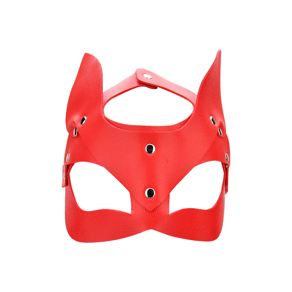 Bound to Play Kitty Cat Face Mask Red 2 Bound to Play Kitty Cat Face Mask Red - Image 2