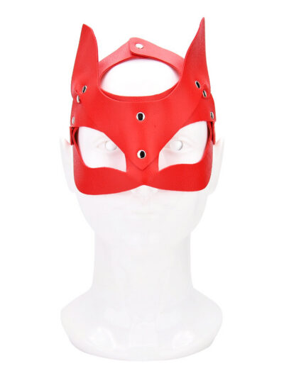 Bound to Play Kitty Cat Face Mask Red