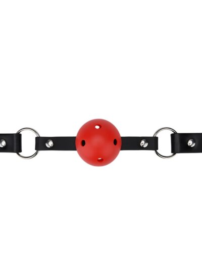 Bound to Play Breathable Ball Gag Red