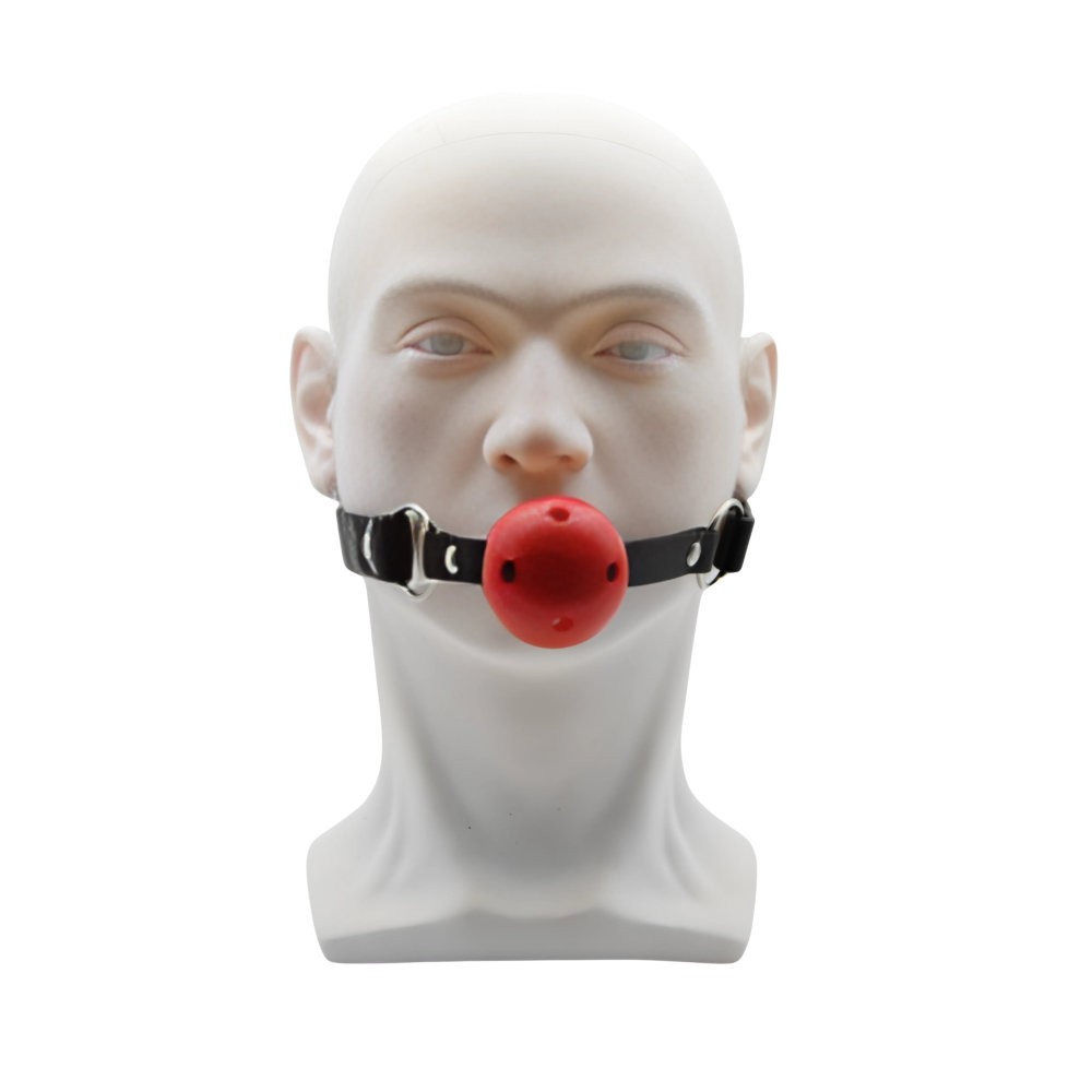 Bound to Play Breathable Ball Gag Red 5 Bound to Play Breathable Ball Gag Red - Image 5