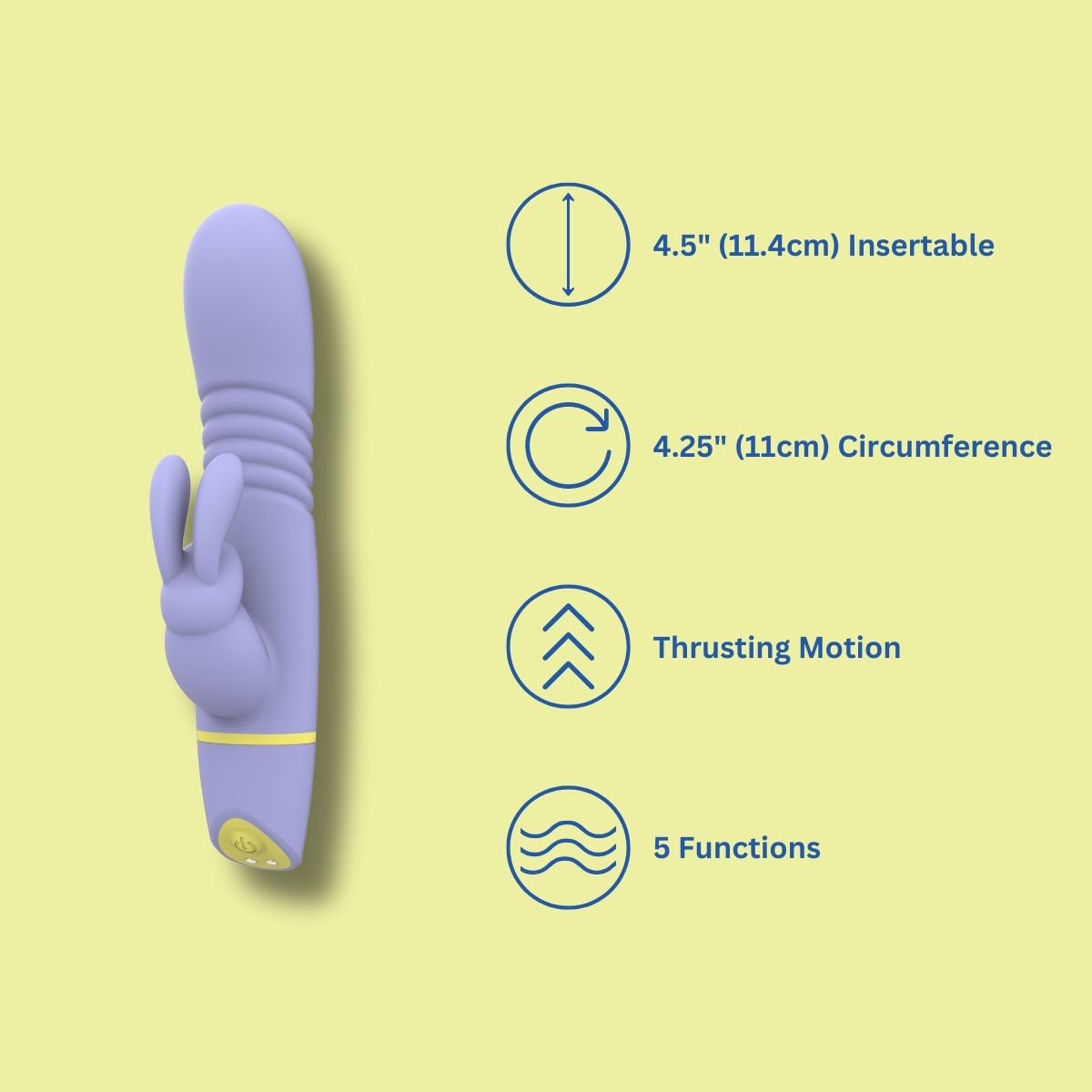 Mina Tide Thrusting Rabbit Vibrator 4 Mina Tide Thrusting Rabbit Vibrator - Image 4