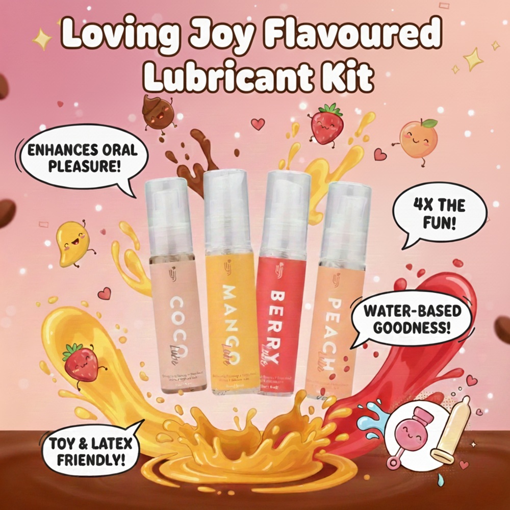 Loving Joy Flavoured Lubricant Set (4 Pack) 6 Loving Joy Flavoured Lubricant Set (4 Pack) - Image 6