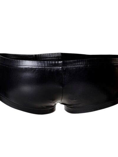 N12714 c4m booty shorts black leatherette 2 3
