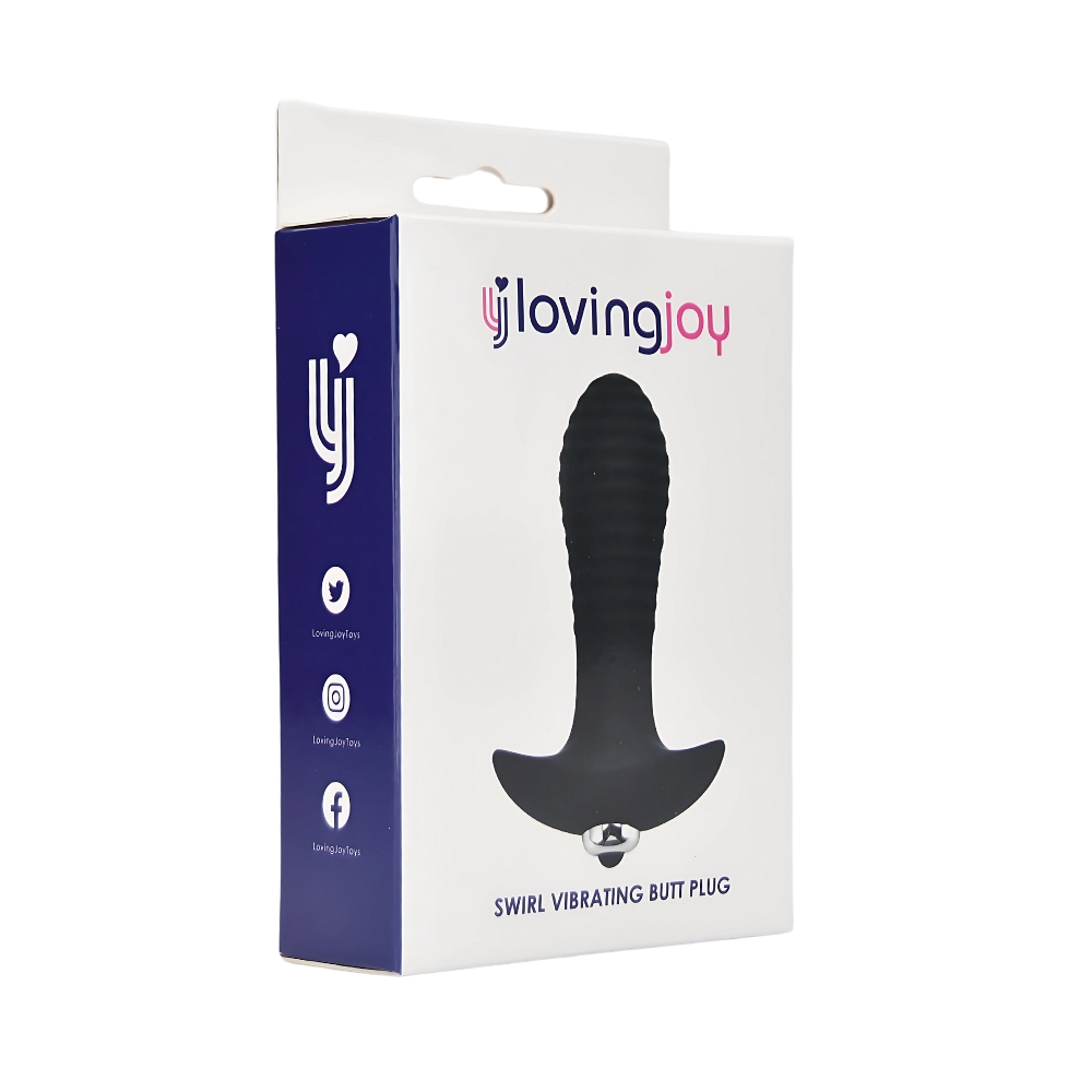 Loving Joy Swirl 7 Function Vibrating Butt Plug 8 Loving Joy Swirl 7 Function Vibrating Butt Plug - Image 8