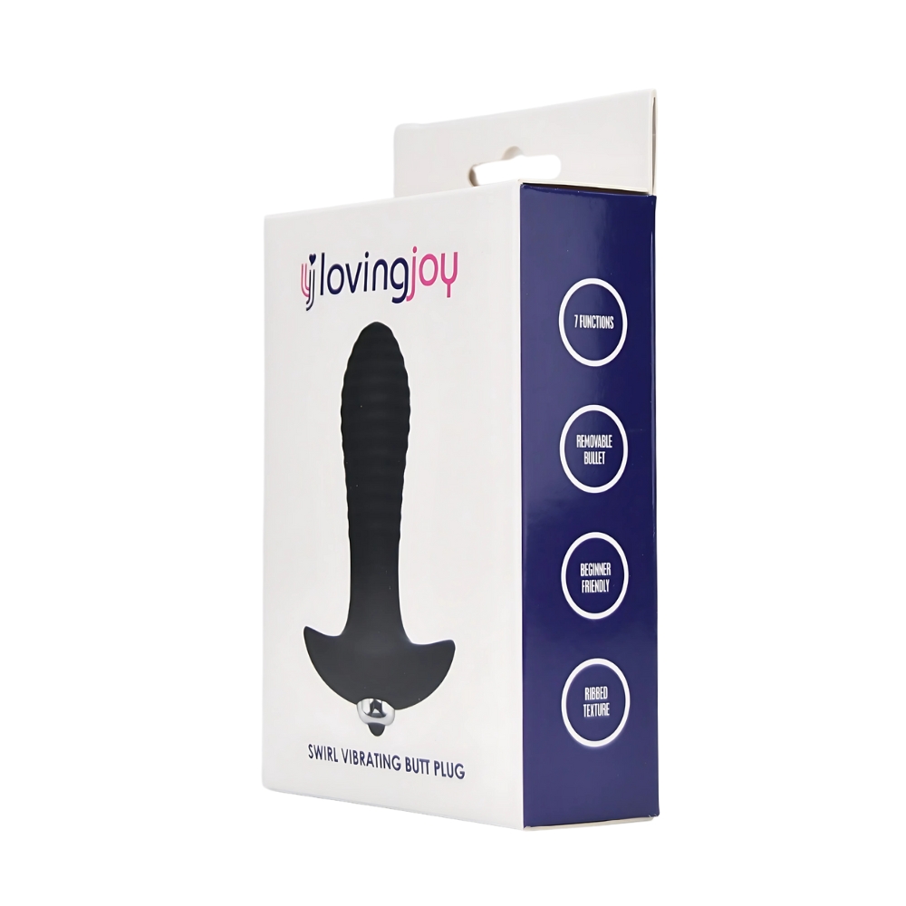 Loving Joy Swirl 7 Function Vibrating Butt Plug 9 Loving Joy Swirl 7 Function Vibrating Butt Plug - Image 9