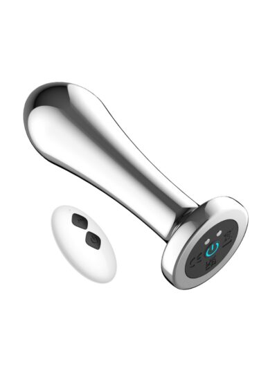 N12786 toosh remote controlled metal vibrating anal plug 4 4