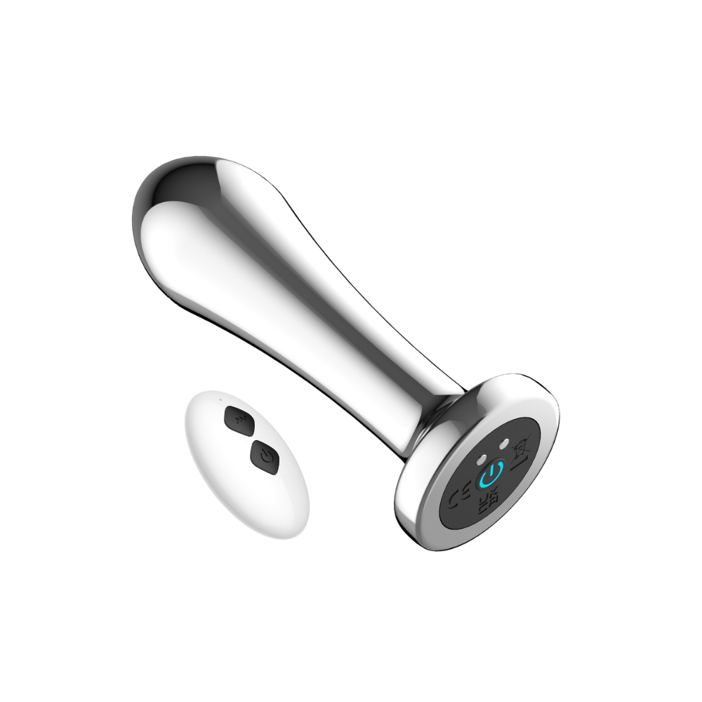 Toosh Remote Controlled Metal Vibrating Anal Plug 2 Toosh Remote Controlled Metal Vibrating Anal Plug - Image 2