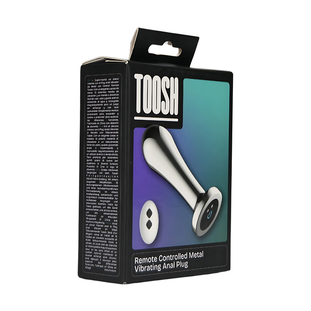 Toosh Remote Controlled Metal Vibrating Anal Plug 7 Toosh Remote Controlled Metal Vibrating Anal Plug - Image 7