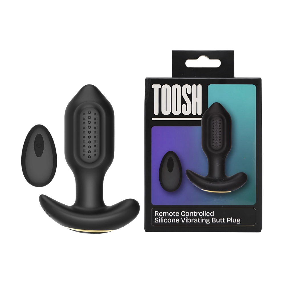 Toosh Remote Controlled Silicone Vibrating Butt Plug 11 Toosh Remote Controlled Silicone Vibrating Butt Plug - Image 11