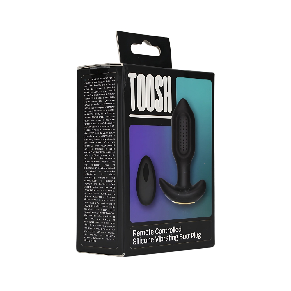 Toosh Remote Controlled Silicone Vibrating Butt Plug 10 Toosh Remote Controlled Silicone Vibrating Butt Plug - Image 10