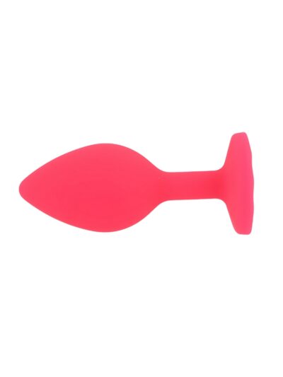 N12805 toosh pink silicone butt plug small 1 4