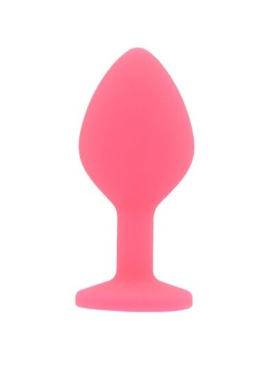 Toosh Pink Silicone Butt Plug Medium