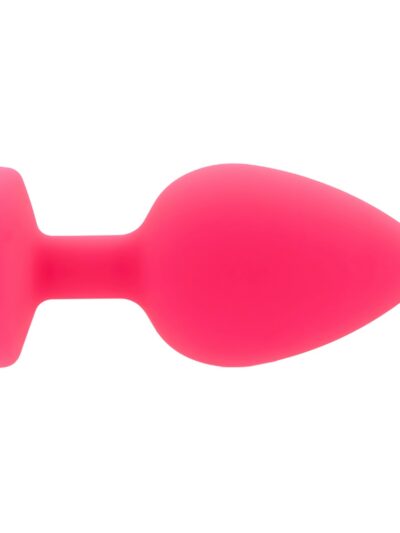 N12807 toosh pink silicone butt plug large 1 4