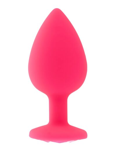 Toosh Pink Silicone Butt Plug Large