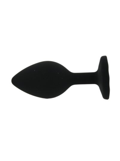 N12811 toosh black silicone butt plug small 1 4