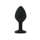 Toosh Black Silicone Butt Plug Medium