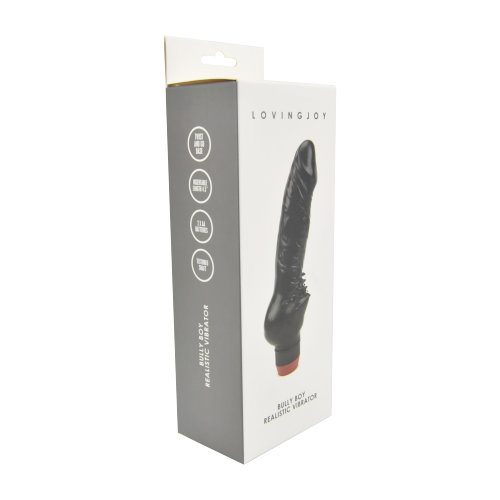 Loving Joy Bully Boy Realistic Vibrator Black 7 Loving Joy Bully Boy Realistic Vibrator Black - Image 7