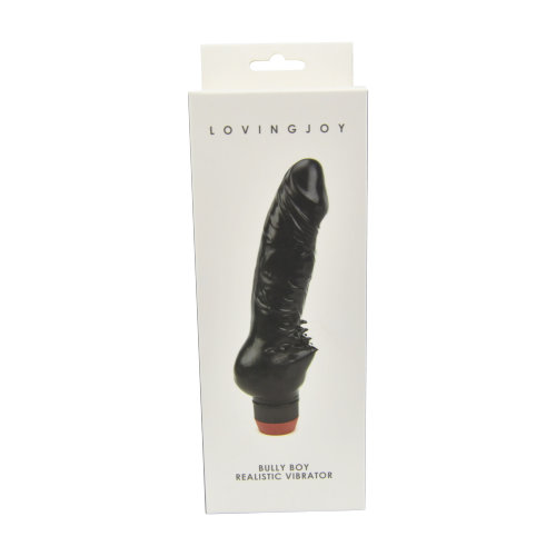 Loving Joy Bully Boy Realistic Vibrator Black 5 Loving Joy Bully Boy Realistic Vibrator Black - Image 5