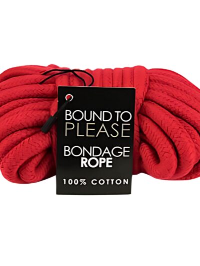 N8389 bound to please bondage rope red 1 2