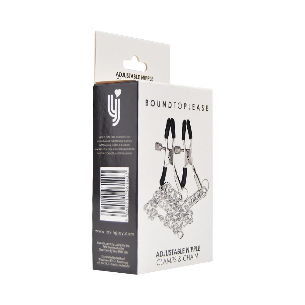 Bound to Please Adjustable Nipple Clamps & Chain 5 Bound to Please Adjustable Nipple Clamps & Chain - Image 5