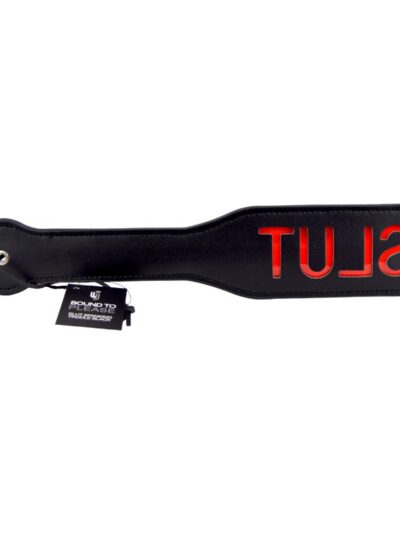 bound to please slut spanking paddle black 2 1