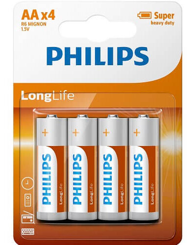 4 Pack AA Size Batteries