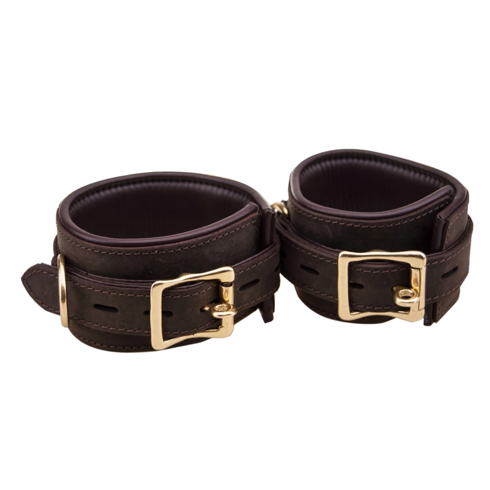 BOUND Nubuck Leather Wrist Restraints 3 BOUND Nubuck Leather Wrist Restraints - Image 3