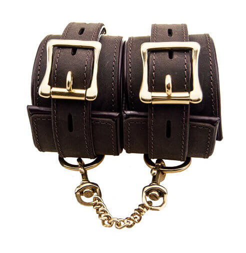 BOUND Nubuck Leather Ankle Restraints 5 BOUND Nubuck Leather Ankle Restraints - Image 5