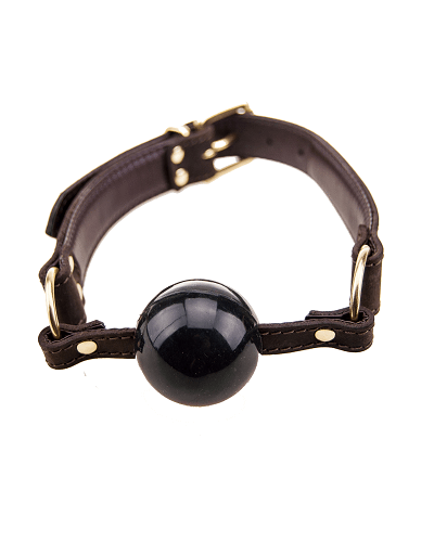 BOUND Nubuck Leather Solid Ball Gag